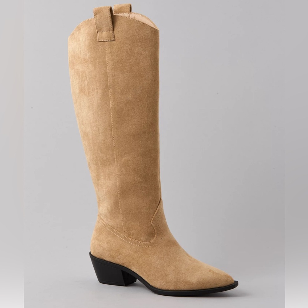 Tan Suede Women's Boots